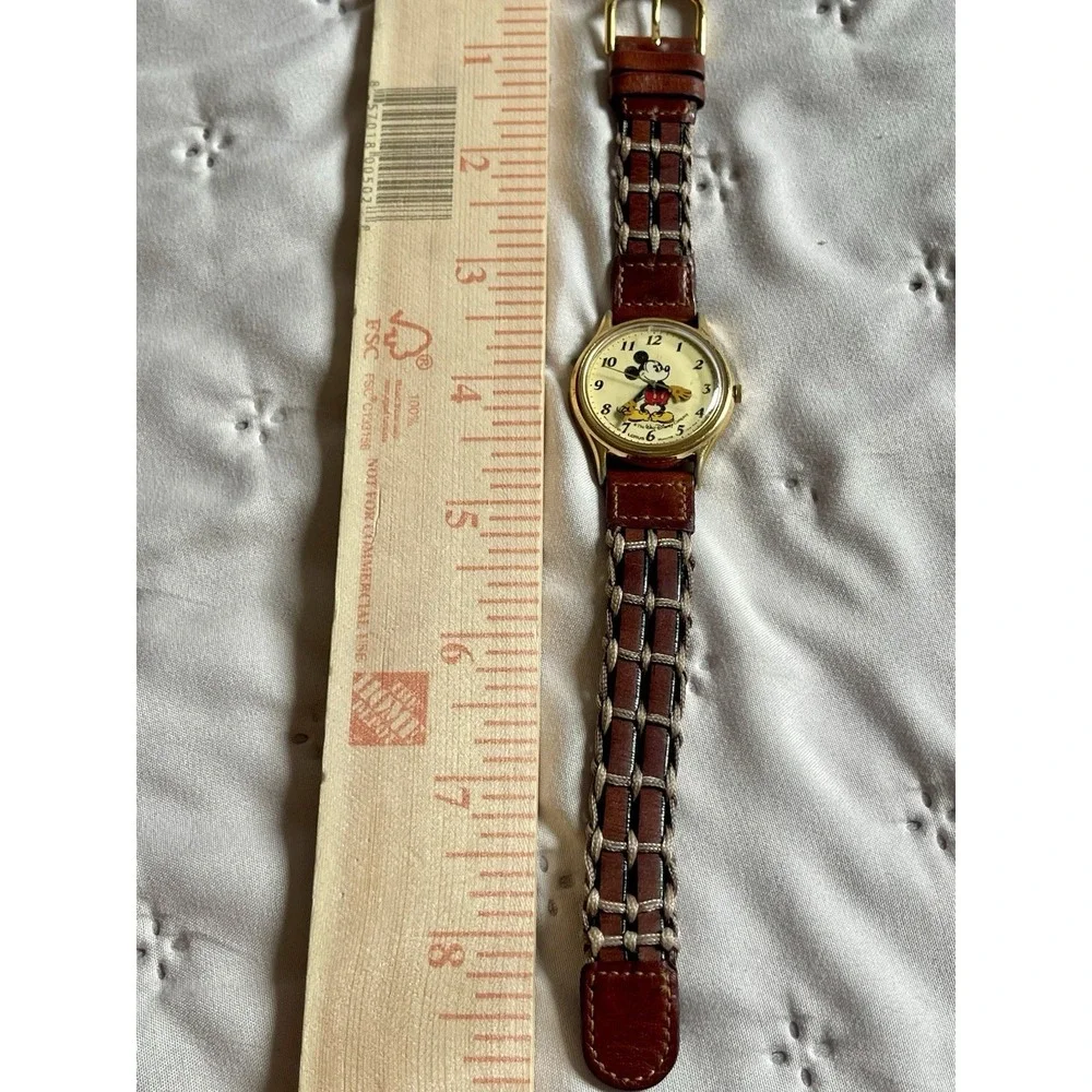 Vintage Disney Watch MICKEY MOUSE Lorus Speidel New Battery Working